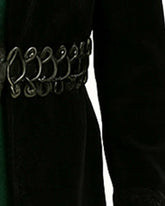 Black Velvet Jacquard